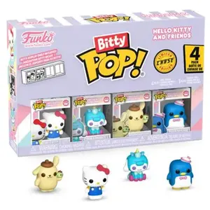 Pack de 4 figurines Funko Bitty Pop Hello Kitty Sanrio pas cher