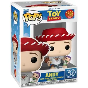 Figurine Funko Pop Disney Toy Story 30th Andy pas cher