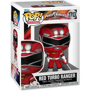 Comparateur de prix : Funko Figurine Funko Pop - Power Rangers N°1713 - Turbo Ranger Rouge (...