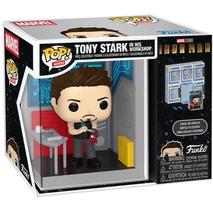 Funko Pop! Figurine Nooks Du Garage De Tony Marvel 9 Cm pas cher