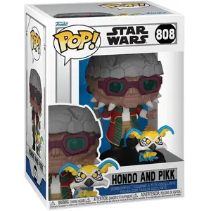 Funko Star Wars - Figurine POP! Bobble Head Hondo and Pikk 9 cm pas cher