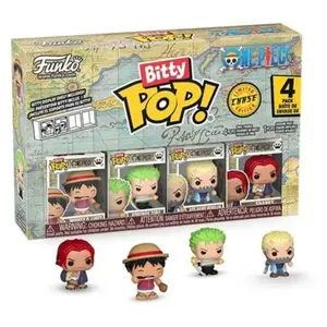 Comparateur de prix : Funko One Piece - Luffy Bitty Pop! 4pk - Funko Pop - Multicolore - Onesize - 100% Pvc
