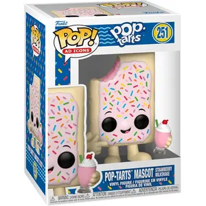 Funko Kellogg's - Figurine Pop-Tarts POP! Mascot Strawberry Milkshake 9 cm pas cher
