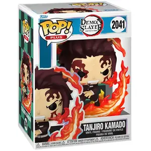 Figurine Funko Pop Plus DS Tanjiro Dancing Flash pas cher