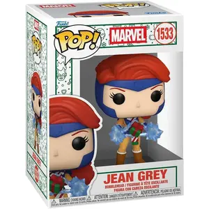 Funko Marvel - Figurine POP! HoliDivas Jean Grey 9 cm pas cher