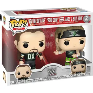Funko Pop! Wwe New Age Outlaws Figurines Pack De 2 9 Cm pas cher