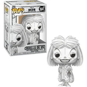 Funko Pop! Figurine De Vil Esquissée Cruella Disney 9 Cm pas cher