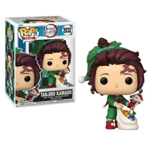 Funko Demon Slayer: Kimetsu no Yaiba - Figurine POP! Tanjiro (Holi) 9 cm pas cher