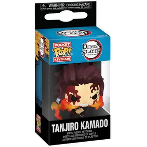 Figurine Funko Pop Keychain DS Tanjiro Dancing Flash pas cher