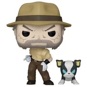 Funko JoJo's Bizarre Adventure - Figurine POP!&Buddy Joseph & Iggy 9 cm pas cher