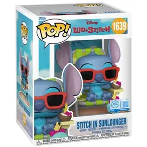 Figurine Funko Pop Disney Stitch in Sunlounger pas cher