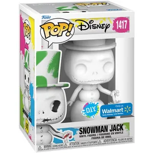 Figurine Funko Pop Disney Snowman Jack DIY pas cher