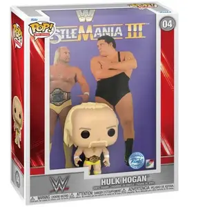 Funko Figurine Funko Pop - Wwe N°04 - Hulk Hogan - Magazine Cover (73575) pas cher