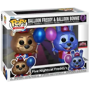 Funko Pop! Figurine Exclusive Bonnie/freddy (lot De 2) Five Nights At Freddy´s pas cher