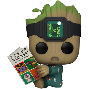 Figurine Funko Pop! Marvel: IAG- Groot PJs w/book pas cher