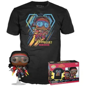 Funko: Pop! & Tee: Black Panther Wacanda Forever - Pop 2 (GW) (L)Vendu parkidinn