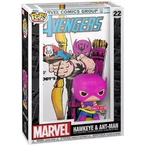 Funko Pop Comic Cover Marvel Avengers Hawkeye & Ant-man Exclusive Rose pas cher