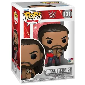 Funko Wwe - Figurine Pop! Roman Reigns W/Belts 9 Cm pas cher