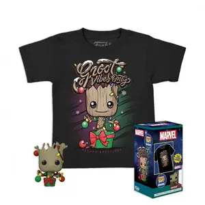 Funko Pocket Pop! & Tee - Les Gardiens De La Galaxie - Holiday Groot Taille Xl pas cher