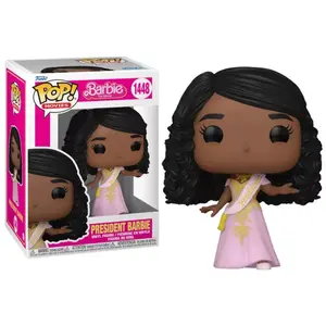 BARBIE POP! MOVIES VINYL FIGURINE PRESIDENT BARBIE 9 CM FUNKO 72638 pas cher