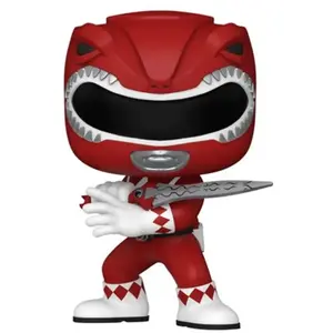 Figurine Funko Pop TV Power Rangers Mighty 30th Red Ranger pas cher