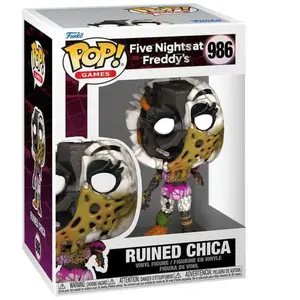 Jouet - FUNKO - POP Games N° 986 - Chica Ruin - Jaune - Intérieur - Enfant pas cher