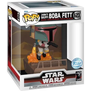 FIGURINE FUNKO POP DELUXE RETURN OF THE JEDI BAS BOBA FETT 74440 pas cher