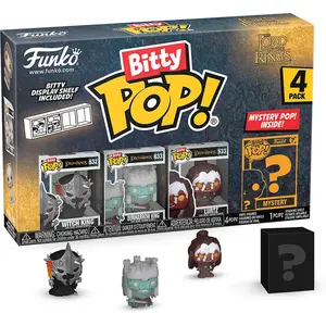 Funko LE SEIGNEUR DES ANNEAUX - Bitty Pop 4 Pack 2.5cm - Roi Sorcier pas cher
