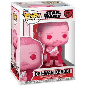 Non communiqué Funko Pop! Star Wars: Valentines - Obi-Wan Kenobi - CONFIDENTIAL pas cher