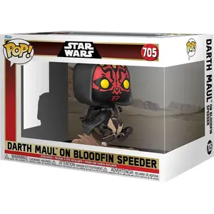 Funko Pop Rides Deluxe Star Wars Darth Maul On Bloodfin Speeder Clair pas cher