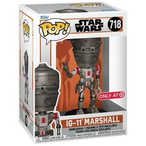 Figurine Funko Pop Star Wars The Mandalorian S10 IG-11 Marshall pas cher