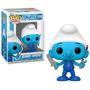 The Smurfs Handy Smurf (Knutselsmurf) vinyl figuur 1519 Funko Pop! meerkleurig pas cher