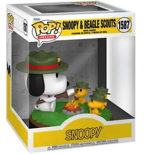 Funko Figurine Funko Pop - Snoopy N°1587 - Snoopy & Beagle Scouts (79999) pas cher