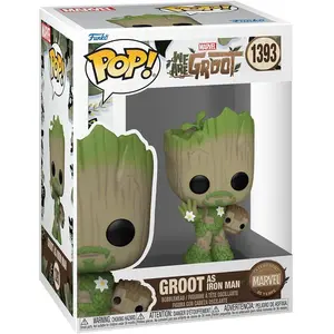 Banpresto Figurine Funko Pop Marvel We Are Groot Iron Man pas cher