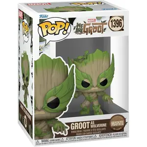 Figurine Funko Pop Marvel We Are Groot Wolverine pas cher