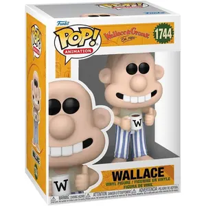 Funko Wallace & Gromit - Figurine Pop! Wallace En Pyjama 9 Cm pas cher