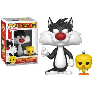 Comparateur de prix : Funko - POP Looney Tunes Sylvester & Tweety Figurine, 21975 21975