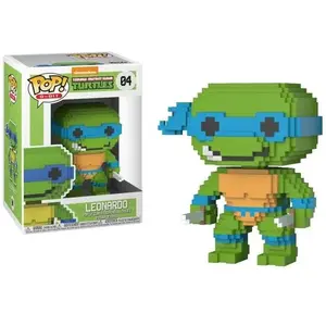 Figurine Funko Pop! Tortues Ninja: Leonardo - 8-Bit pas cher