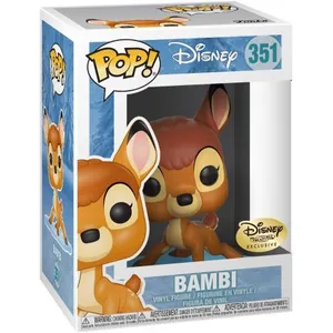 Funko Figurine Disney - Bambi - Bambi Snowflake Mountain Exclusive Pop 10cm pas cher