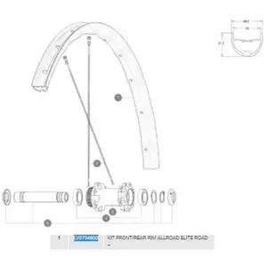 Mavic Jante Allroad Elite Road+ pas cher