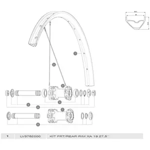 Mavic Jante Xa 19 pas cher