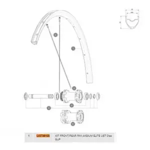 Mavic Jante Aksium Elite Ust DiscVendu parbikeinn