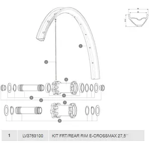 Mavic Jante E-crossmax pas cher