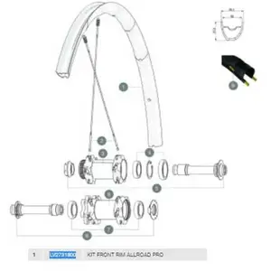 Mavic Jante Avant Allroad Pro pas cher