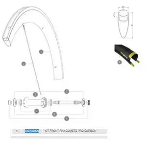 Mavic Jante Avant Comete Pro CarbonVendu parbikeinn