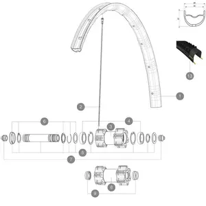 Mavic Jante Xa Elite Tubeless pas cher