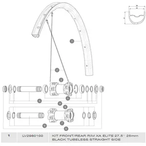 Mavic Jante Xa Elite Tubeless pas cher