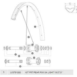 Mavic Jante Xa Light 19Vendu parbikeinn