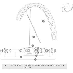 Mavic Jante E-xa/xa Elite Tubeless pas cher