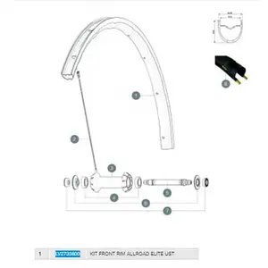 Mavic Jante Allroad Elite Ust pas cher
